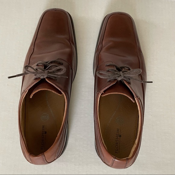 Florsheim Men’s square toe leather shoes - Picture 3 of 7